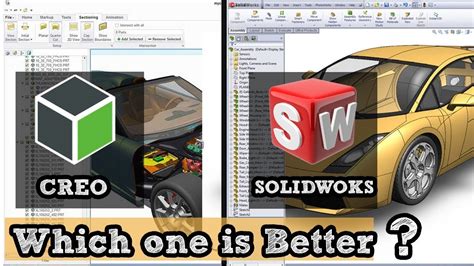 ptc creo vs solidworks